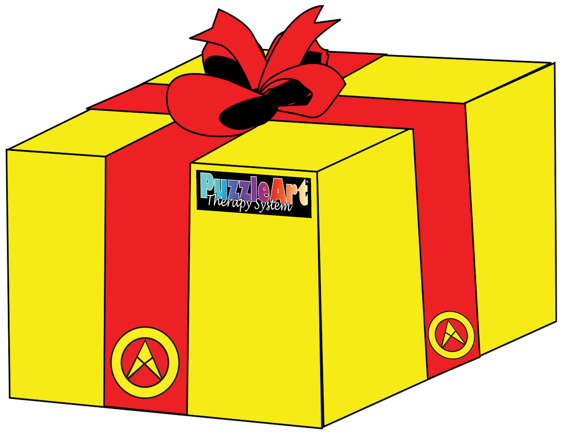 PAT GIFT BOX with red bow